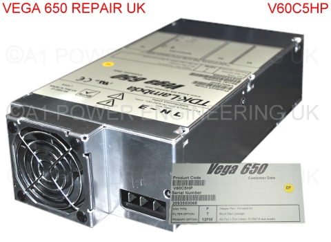 LAMBDA VEGA 650 V60C5HP POWER SUPPLY REPAIR UK LAMBDA VEGA 650 V60C5HP POWER SUPPLY REPAIR UK