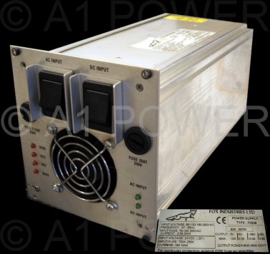 fox industries ltd. F5538 Marinex power supply repair